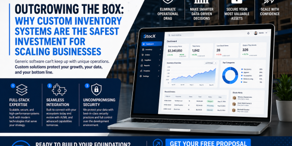 Outgrowing the Box: Why Custom Inventory Systems Are the Safest Investment for Scaling Businesses